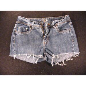 Lee Riders CUTOFF JEANS SHORTS Womans 6M Blue Denim Cut Off Daisy Dukes Stretch